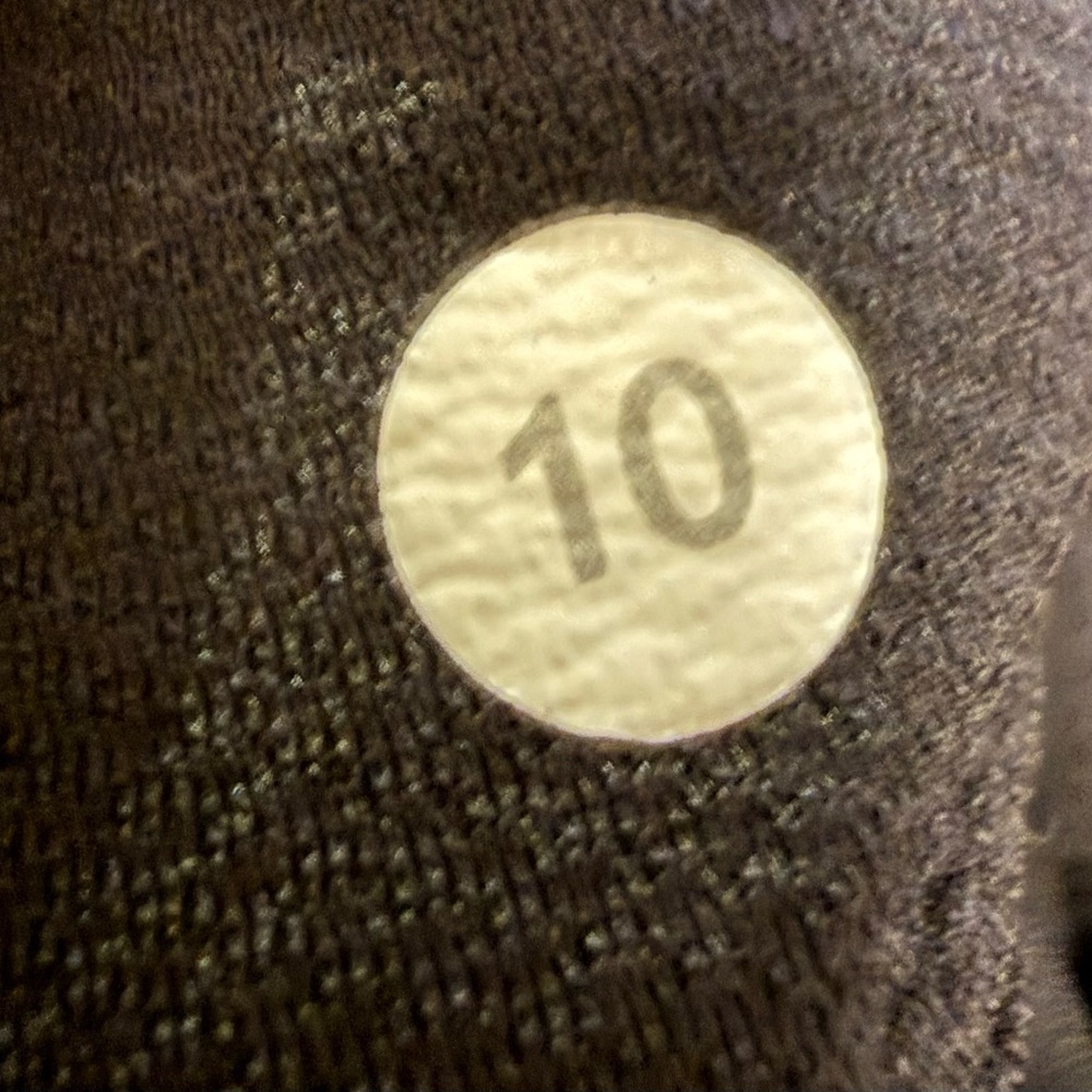 Lululemon Base Runner 1/2 Zip Pullover Jacket Heathered Herringbone Black Sz 10 - Picture 13 of 13